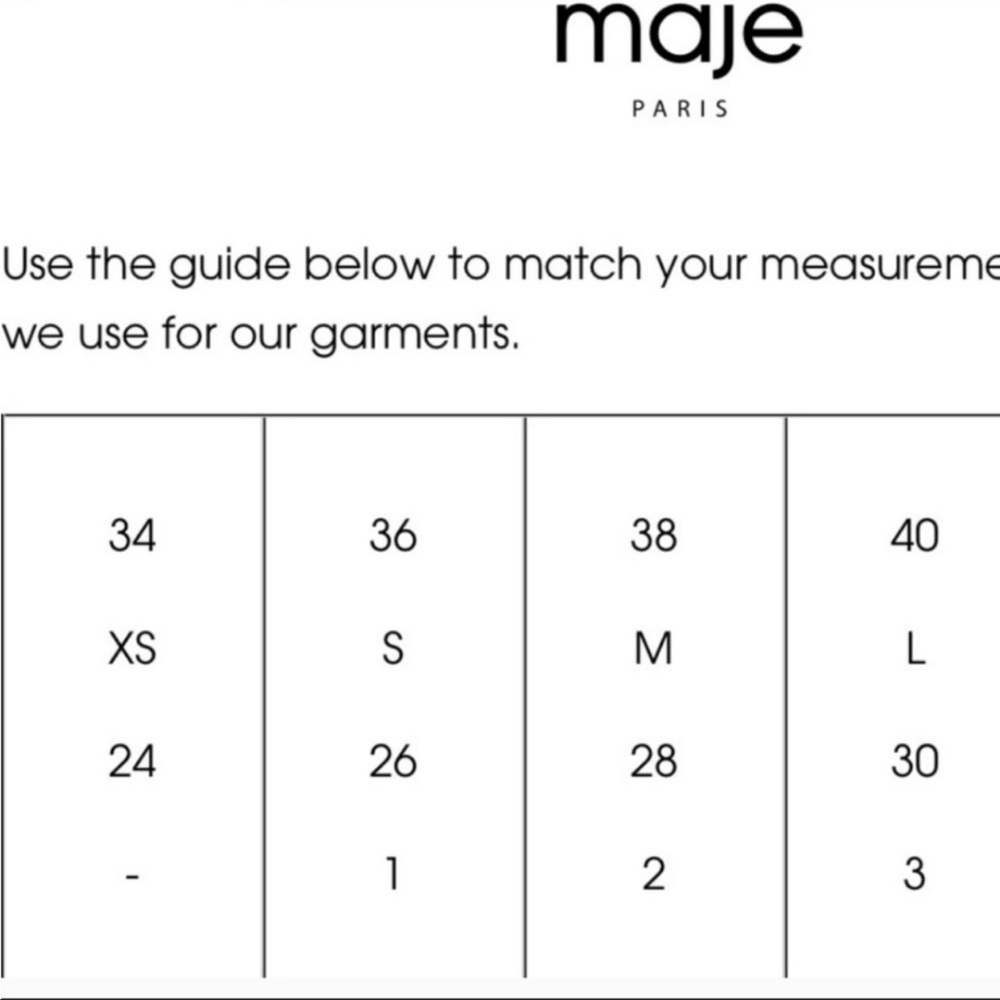 Maje knitted knee length long sleeve silver metallic sweater shift dress siz 2/M - Picture 12 of 12